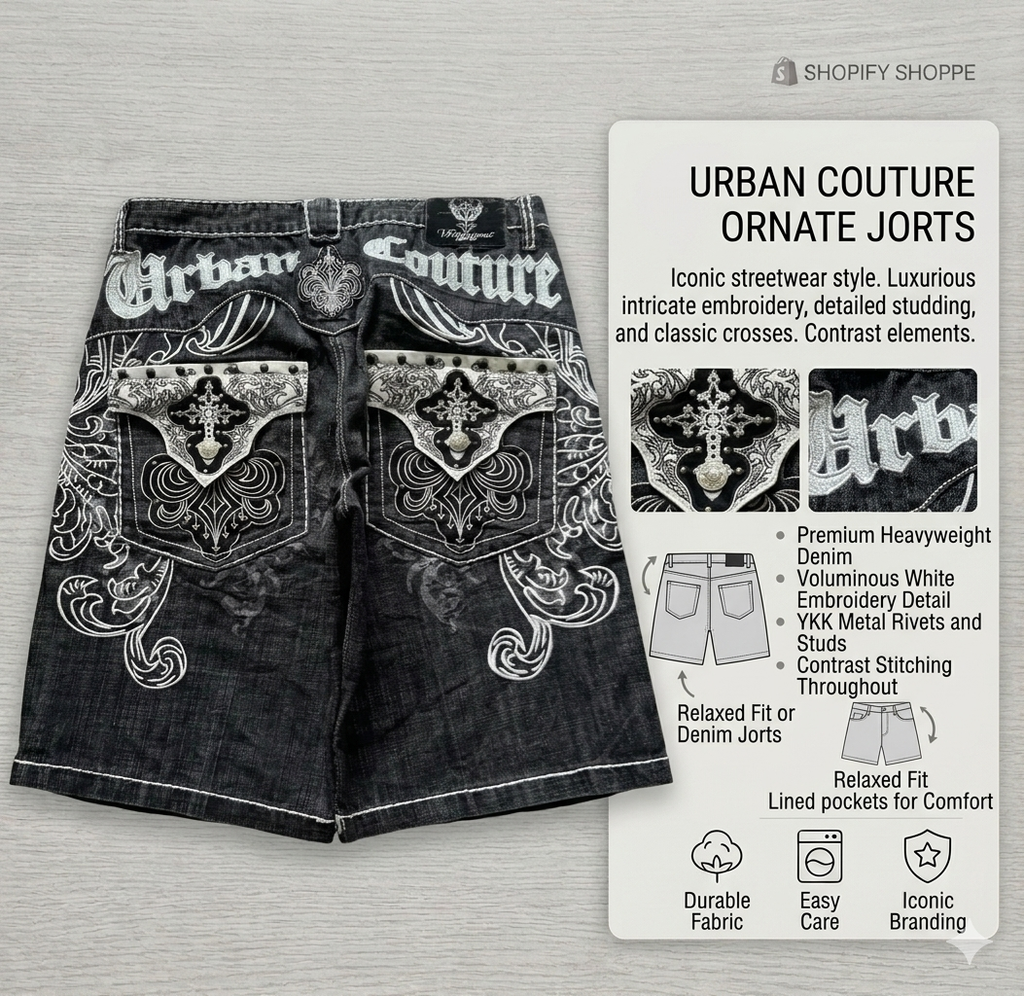 Y2K baggy Denim jorts