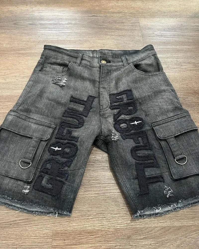 Y2K baggy Denim jorts