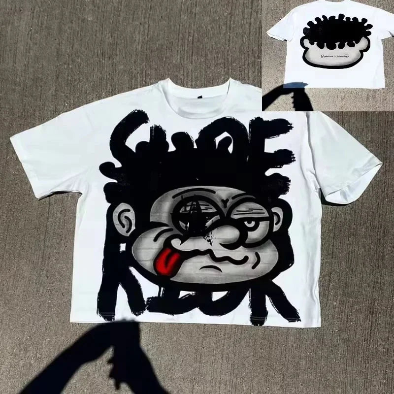 Y2K multi style graphic tee