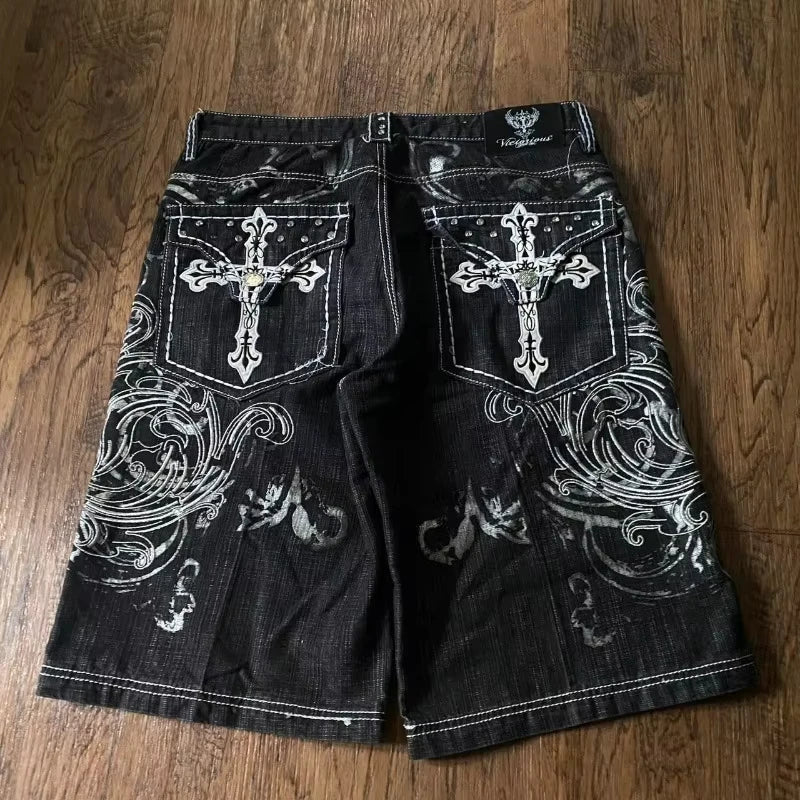 Y2K baggy Denim jorts