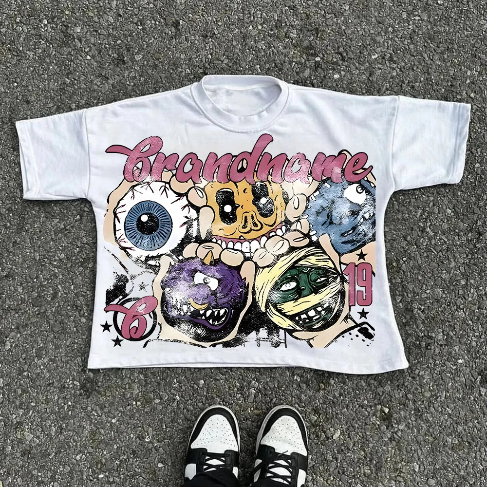 Y2K multi style graphic tee