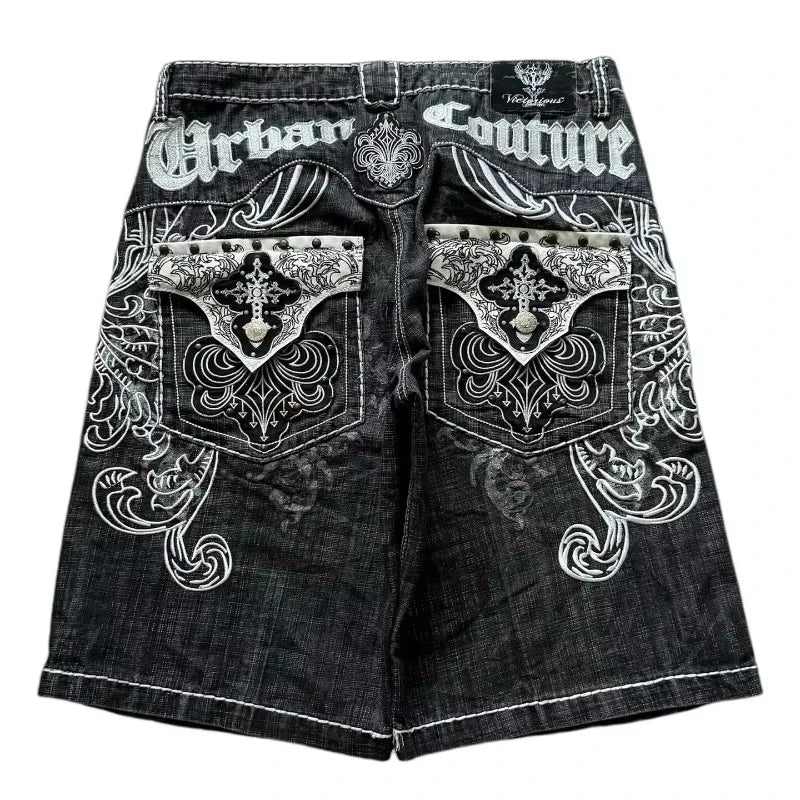 Y2K baggy Denim jorts
