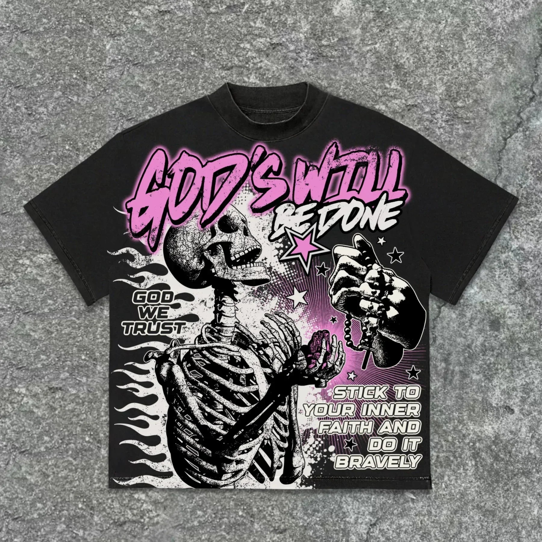 Y2K multi style graphic tee