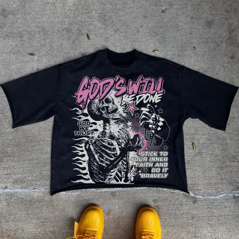 Y2K multi style graphic tee