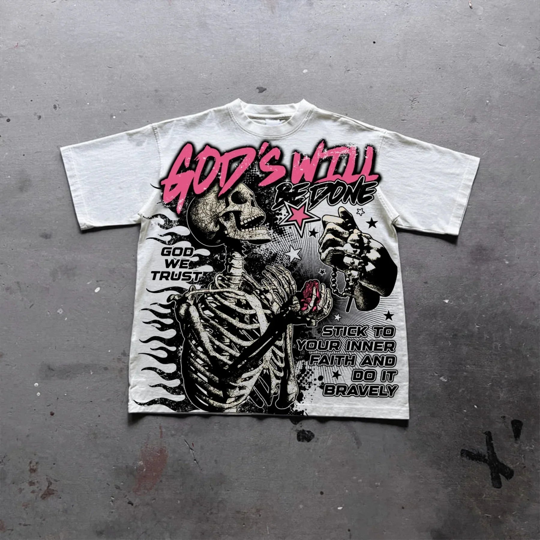 Y2K multi style graphic tee