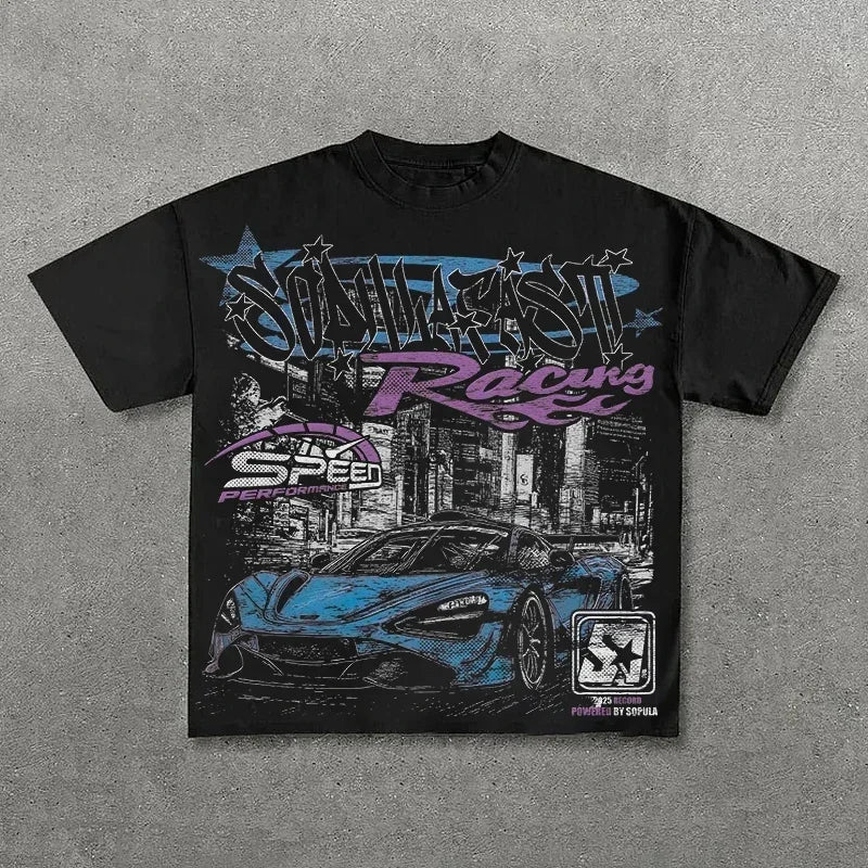 Y2K multi style graphic tee